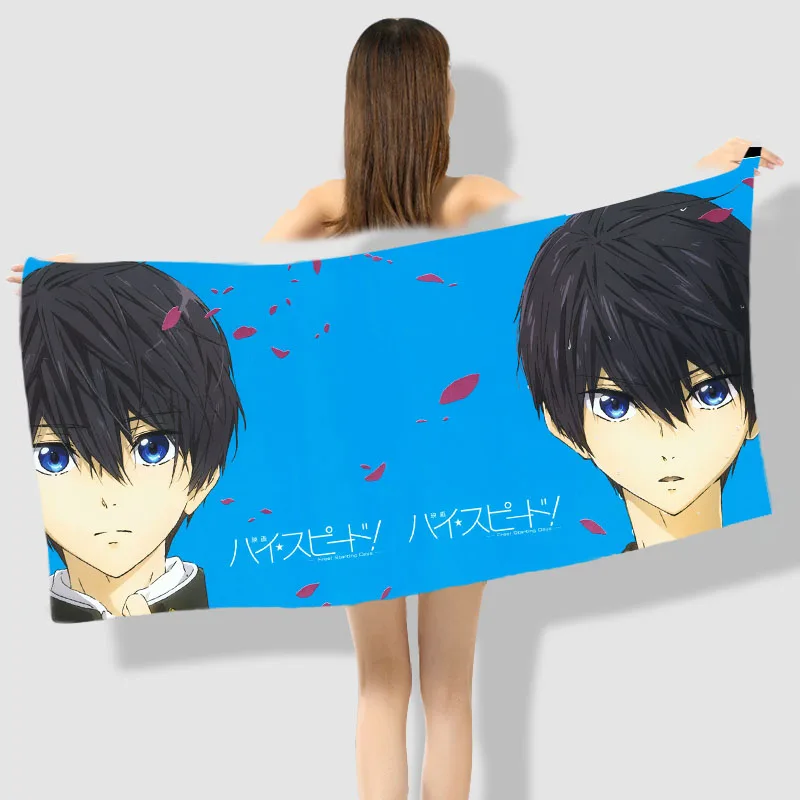 Аниме Манга бесплатно! IWatobi Плавание клуб для ванной пляжные Полотенца Ванная