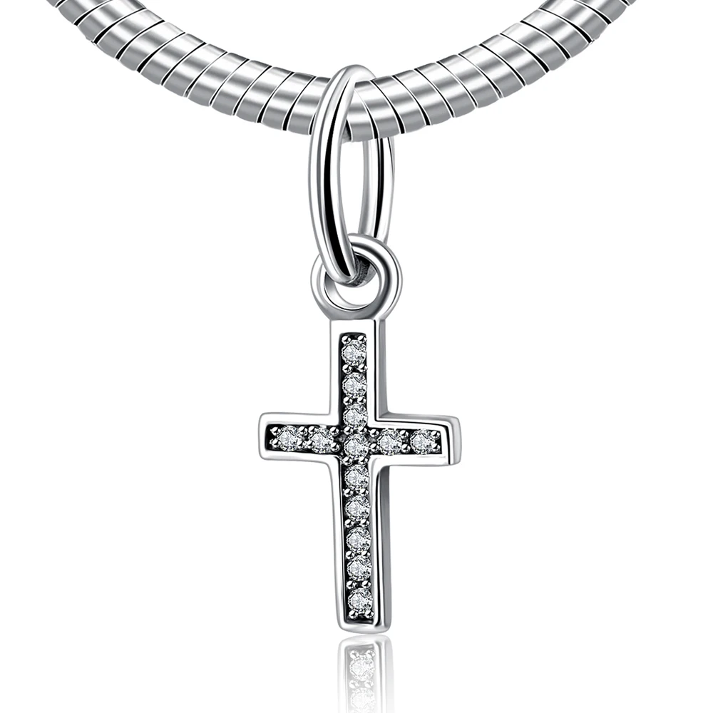 Подвески бусины из серебра 925 пробы с микрозакрепкой для женского браслета|silver bead