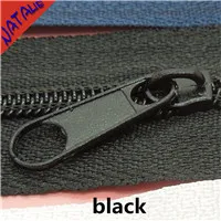 black Новая акция спортивные молнии тянет 25 шт./лот Металл цинковый сплав 3# не замок молнии ползунки для нейлон белый и черный - Цвет: black