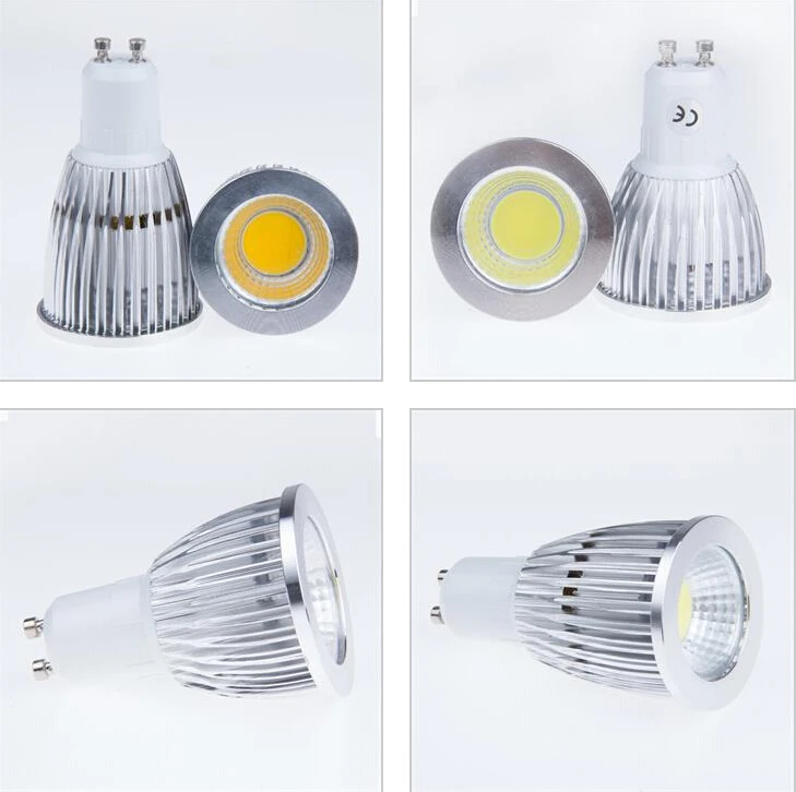 Бесплатная Доставка 1 шт. затемнения gu10/E27/GU5.3/E14/B22/MR16/9 W 12 15 w COB AC110v-2220V высокое