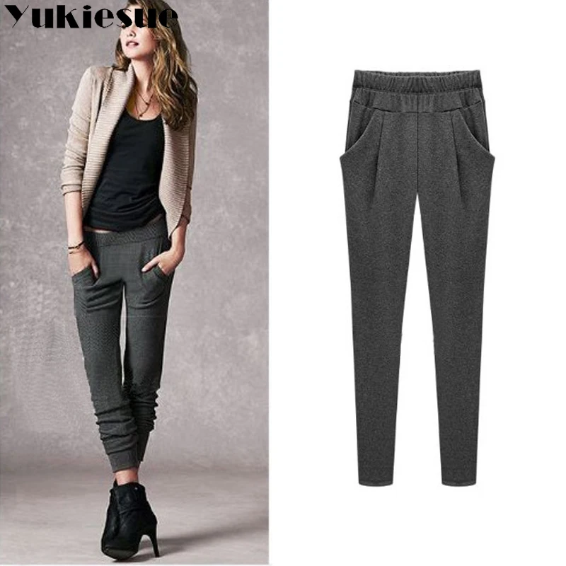 Брюки Капри женские зимние с высокой талией эластичные|Брюки| |