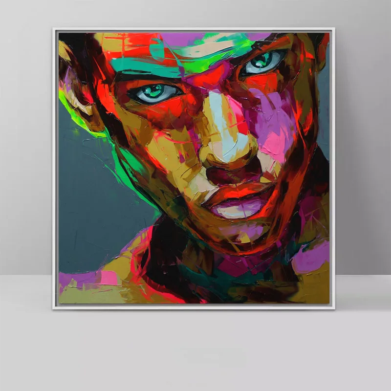 Nielly Francoise художественная работа украшение на стену картина маслом портрет лицо