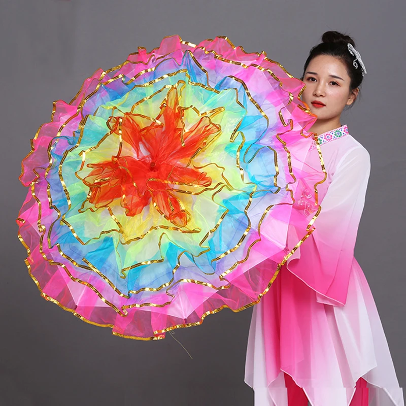 

Dancing Umbrella Belly Dance Prop Stage Props Fan Opening Dance Umbrella Performance Flower Umbrella Chinese Umbrellas Props