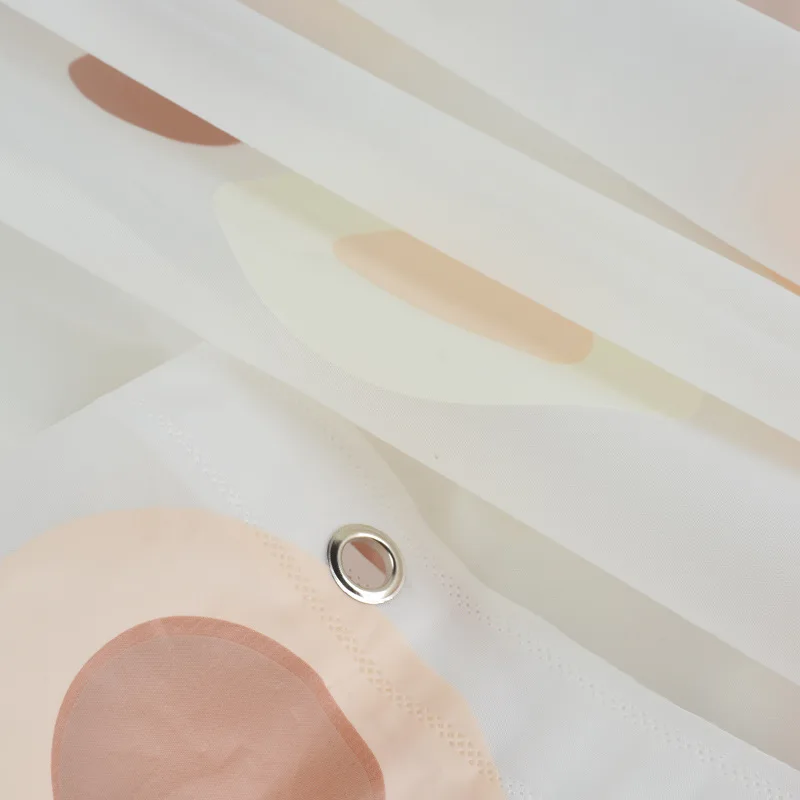 Новая занавеска для душа в ванную комнату кофейного цвета водонепроницаемая