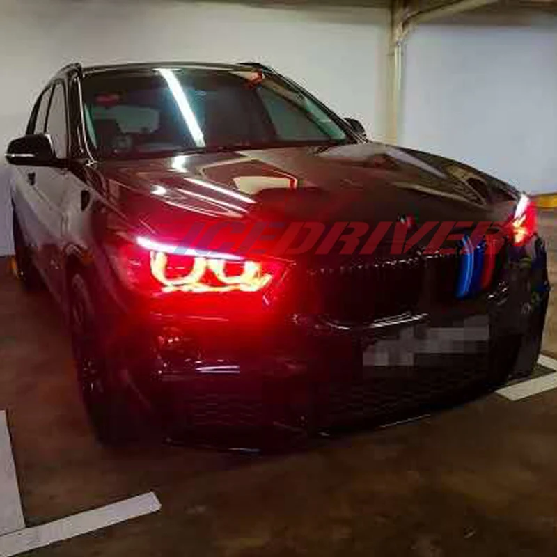 СВЕТОДИОДНЫЙ цветной светильник Icedriver для BMW X1 дневные ходовые огни F48 красный