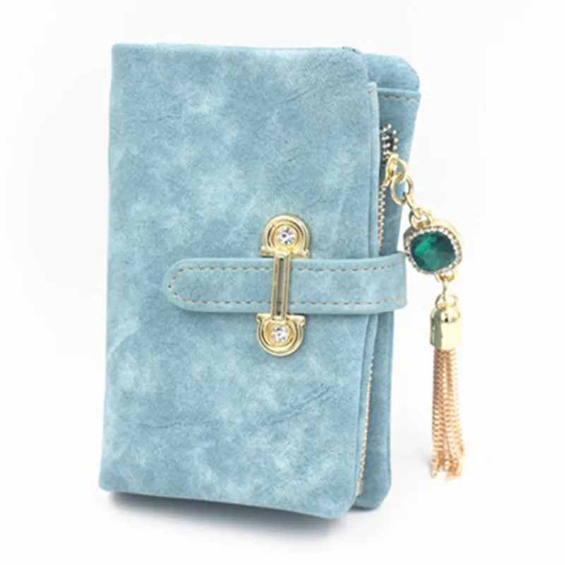 Женские кошельки из искусственной кожи кошелек с эффектом потертости украшенный