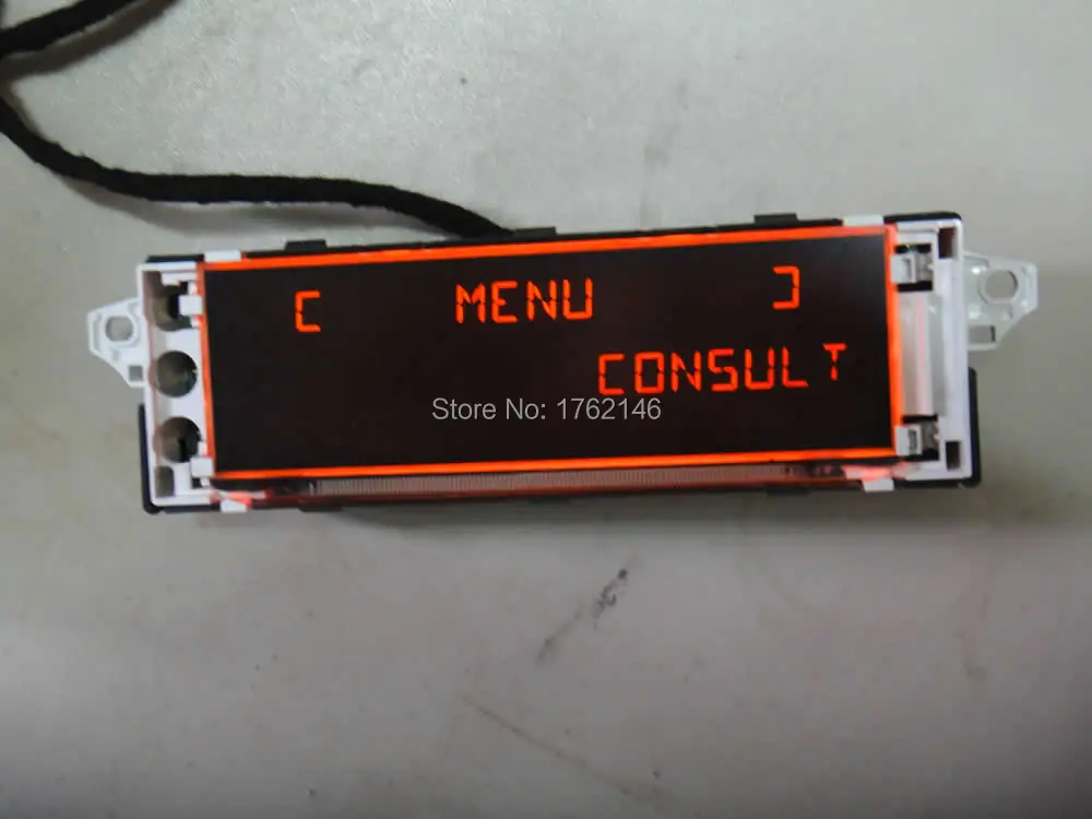 Оригинальный Автомобильный экран с поддержкой USB Красный дисплей для Peugeot 307/408