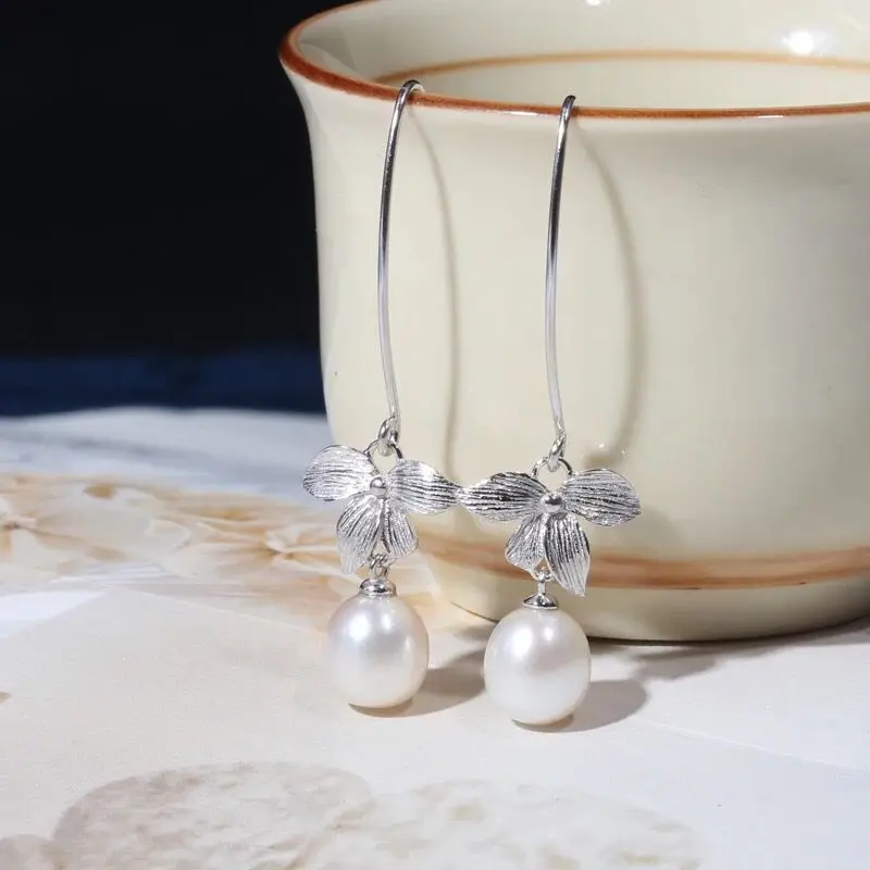 Женская модель 925 длинные серьги в богемном стиле для помолвки вечерние любимого