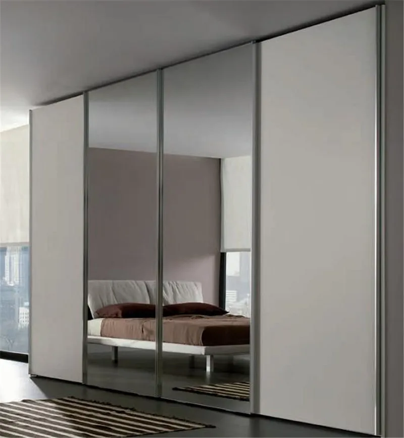 Раздвижной шкаф для спальни с зеркалом в центре|bedroom wardrobe|sliding bedroom wardrobeswardrobe with