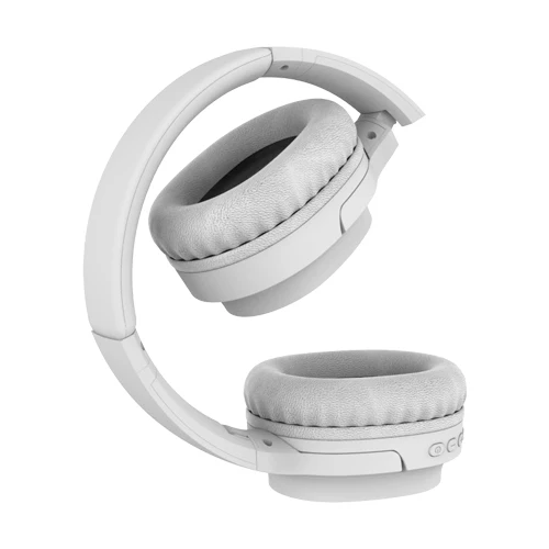 MX-WL06WHIte Наушники MOXOM Bluetooth с функцией активного шумоподавления, беспроводная гарнитура для телефонов и музыки с распознаванием лица - Цвет: MX-WL06WHIte