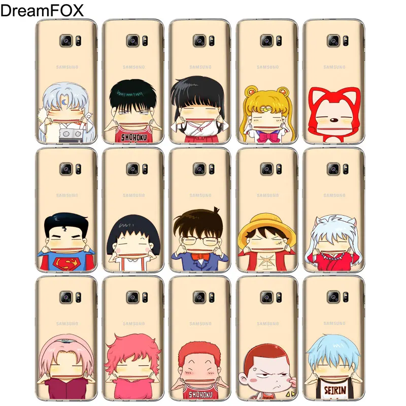 DREAMFOX L054 Забавный мультяшный Мягкий ТПУ силиконовый чехол для samsung Galaxy Note S 7 8 9 10 10e