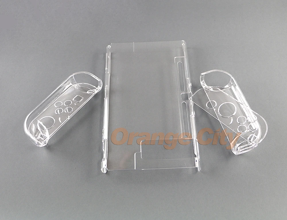 Прозрачный пластиковый прозрачный Кристальный защитный чехол для консоли Nintendo