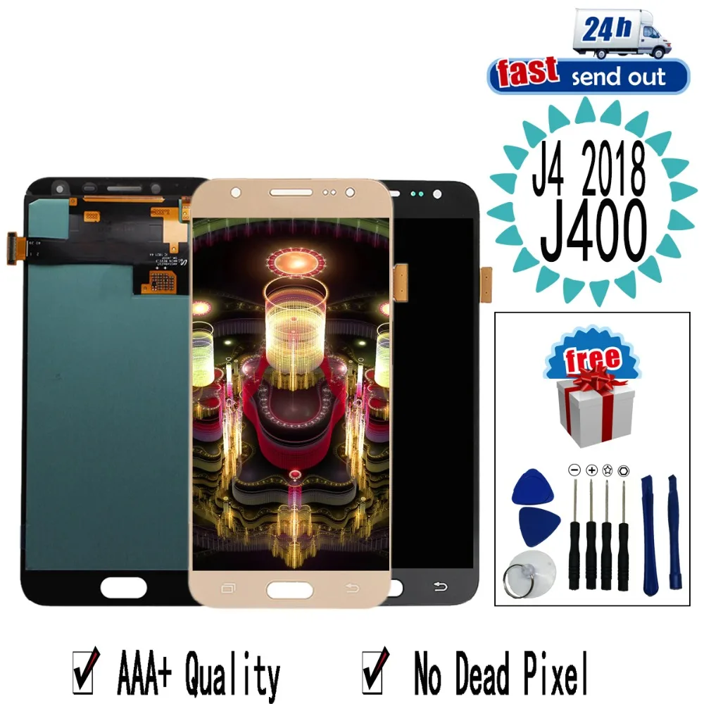 J400 ЖК дисплей для Samsung Galaxy J4 2018 SM j400F j400DS сенсорный экран протестирован дигитайзер