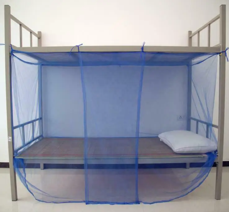 

Mosquito Net 4 Corner Post Bed Canopy Twin Full Queen Size Home Bedding Netting