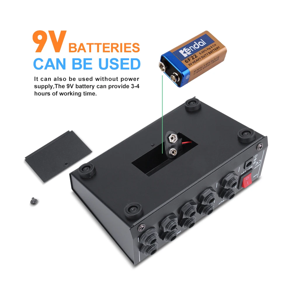 DM 208E мини аудио миксер портативный переключаемый стерео 4 и моно 8 каналов