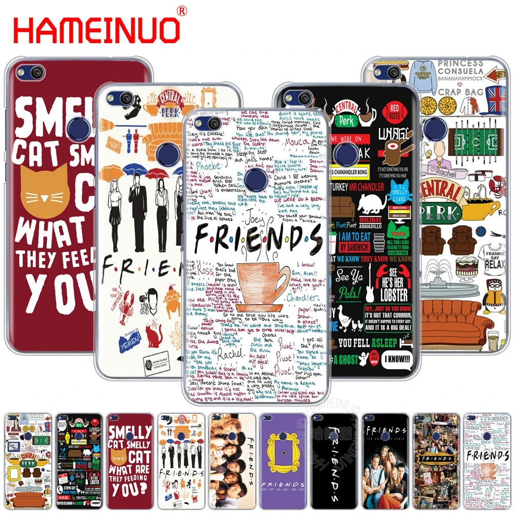 HAMEINUO друзья ТВ чехол для телефона huawei Ascend P7 P8 P9 P10 P20 lite plus G8 G7 2017 mate 8|phone cases|case for