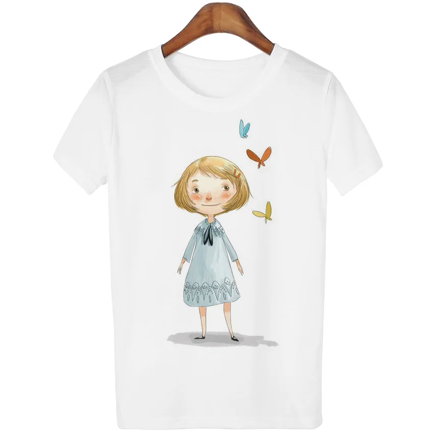 Женская футболка с коротким рукавом и принтом слона | Футболки