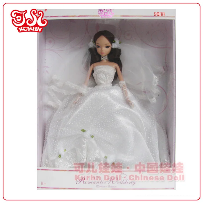 

Kurhn doll 28cm fashion bride doll wedding gift collection #9038