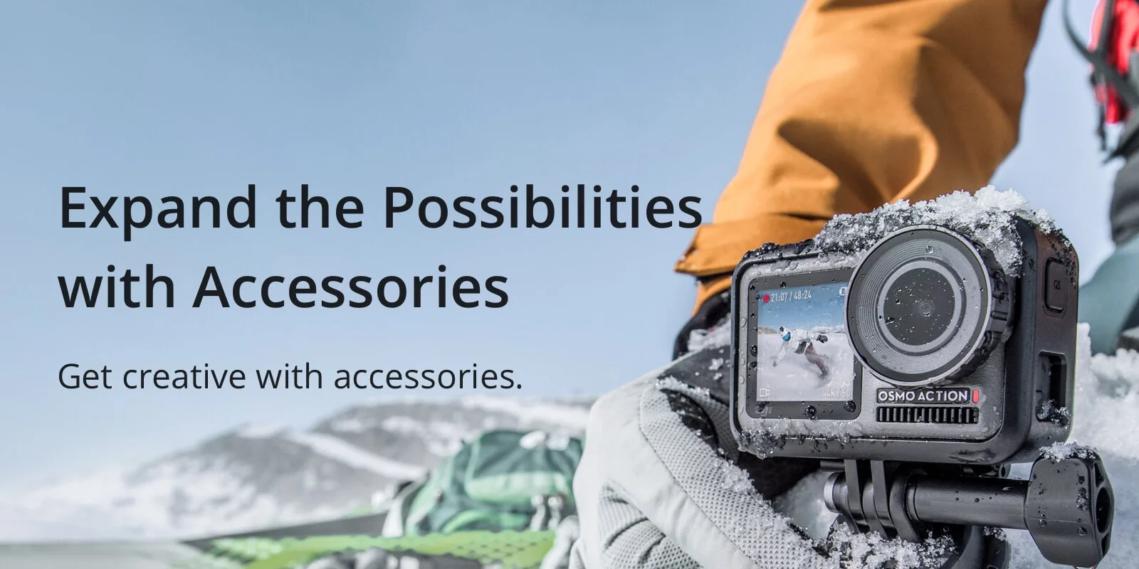 DJI Osmo экшн Cameria 11 м Водонепроницаемый двойные экраны 1/2 образования легкой пены. " CMOS 12MP4K HDR видео 8 xslow движения UHD качество RockSteady