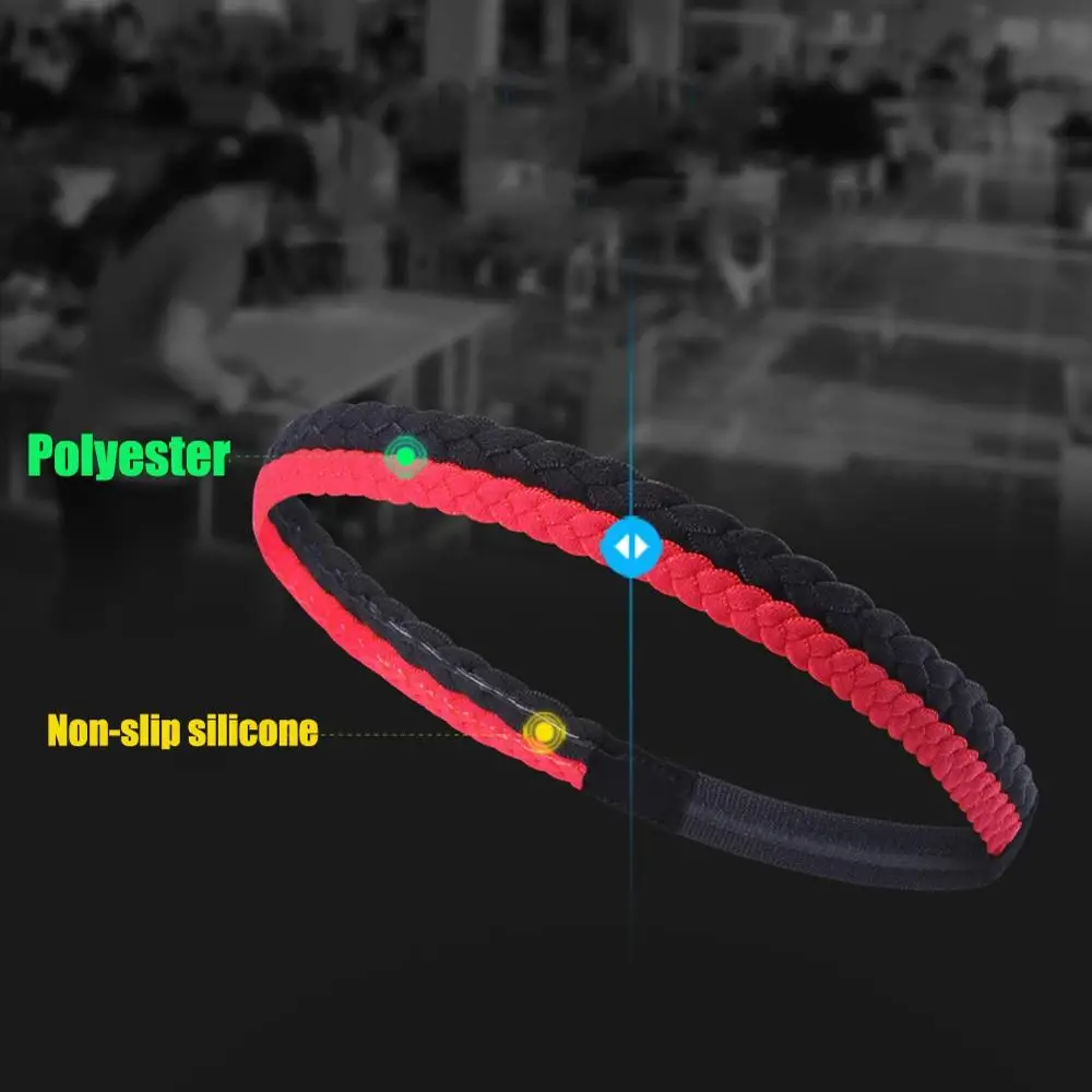 Мужские спортивные повязки wo для футбола йоги бега дышащая Нескользящая повязка