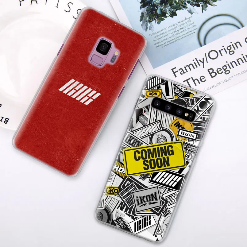 Ikon KPOP мальчик группа телефонные чехлы для samsung Galaxy S10e S10 плюс S8 S9 плюс S6 S7 край A40 A50 A70 M20 чехол Coque