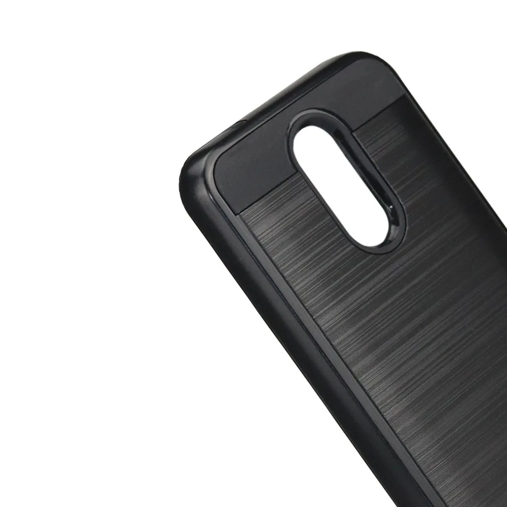 Двухслойный матовый армированный чехол противоударный жесткий для LG K10 2018/K30/Premier