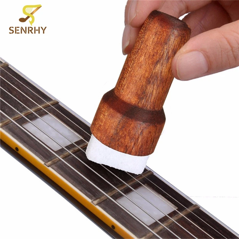 Древесно коричневый гитарный бас чистящее средство для струн инструмент очистки