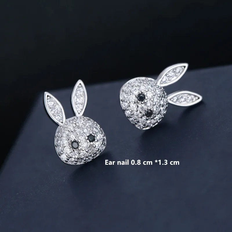 Цирконий 925 Sterling Серебряные ювелирные изделия Для женщин модные милые крошечные 0