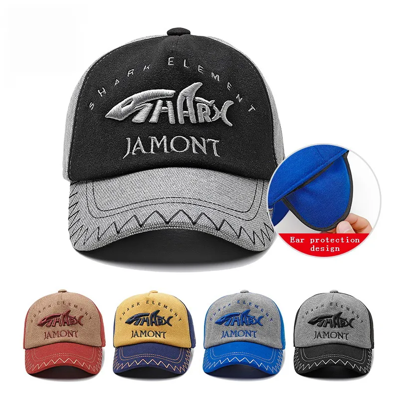 JAMONT 2018 Милая бейсболка с акулой зимняя детская шапка Снэпбэк Кепка для мальчиков