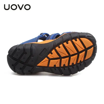 Uovo новые детские туфли с закрытым носком спортивные сандалии для