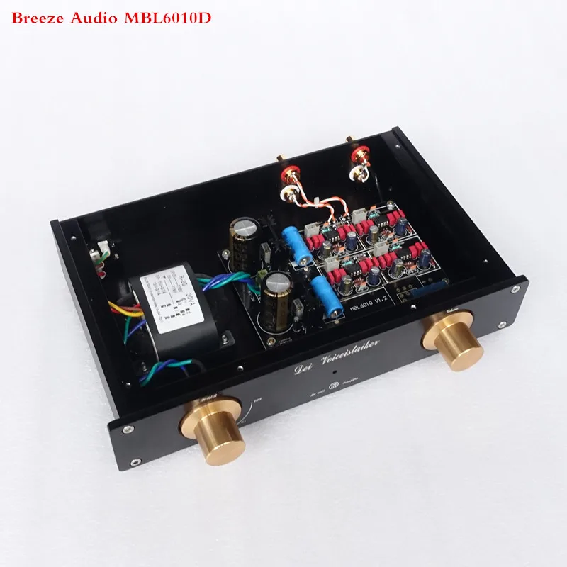 WEILIANG AUDIO смотрите на дизайн предварительного усилителя MBL6010D Черное золото