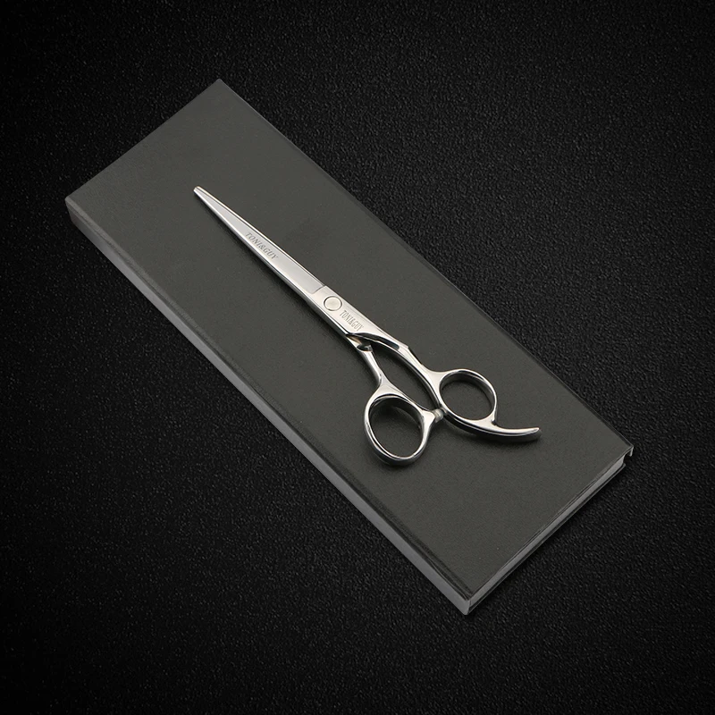 TONIGUY 6,5 дюймов Парикмахерские/Pet ножницы для резки салон парикмахерский набор 4cr13 нержавеющая сталь