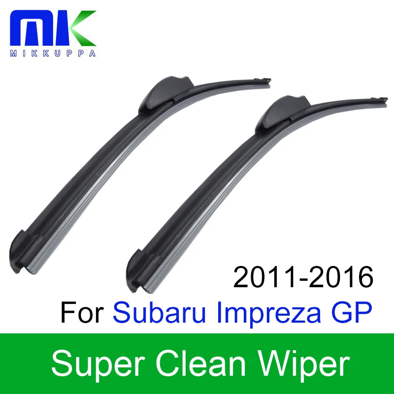 

Передние и задние щетки стеклоочистителя Mikkuppa для Subaru Impreza GP 2011-2016, лобовое стекло из натурального каучука, автомобильные аксессуары