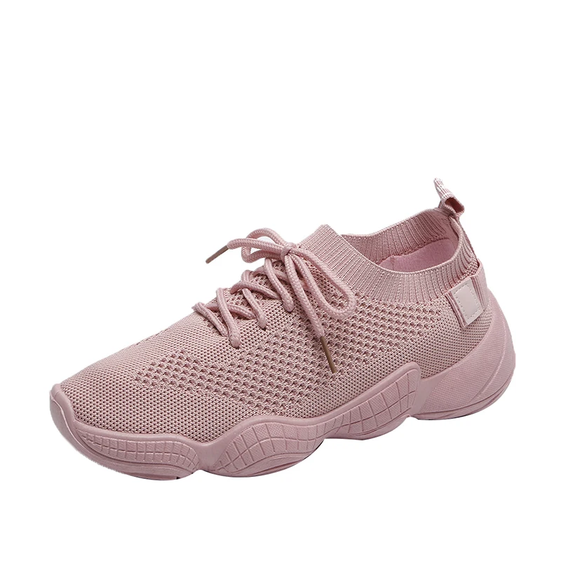 

women flats shoes women Round Toe Lace Up Breathable Mesh casual shoes women walking shoes mujer zapatos plus size 35-42 &295