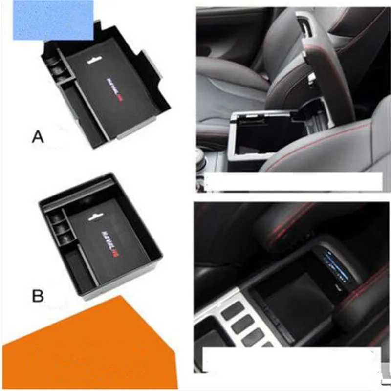 car styling modified central armrest storage box glove box pallet phone holder case for haval h2 h6 h7 h9 car accessories free global shipping