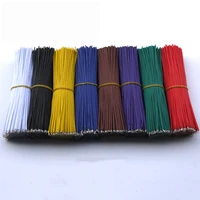 100mm 22awg jumper wire female to female double head spring electronic wire dupont line 20pcsset 8 color double head tin plated