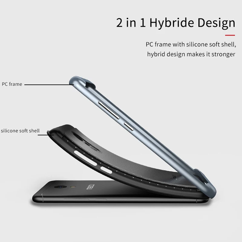 Чехол для meizu m6 оригинал бренд iPaky Note 6 чехол Тонкая Броня рамка из поликарбоната +