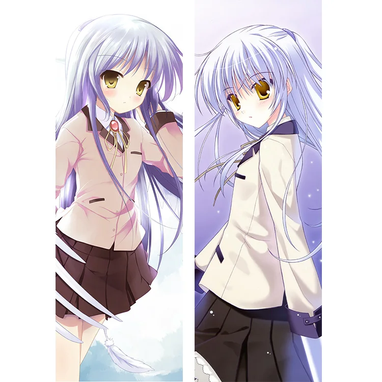 ММФ Ангел биты! Наволочка Iwasawa Masami &amp Tachibana Kanade Yui аниме Enjeru Bitsu! Dakimakura | Дом и сад