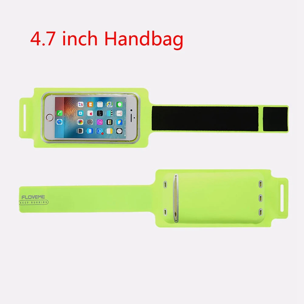 Handbag 4.7 inch FLOVEME 4," нарукавная повязка для iPhone 8 6 6s 7 Спорт нарукавный чехол для телефона 5,5" дюймов бег фитнес повязку для iPhone 8 7 6 6s плюс сумка - Цвет: Handbag 4.7 inch