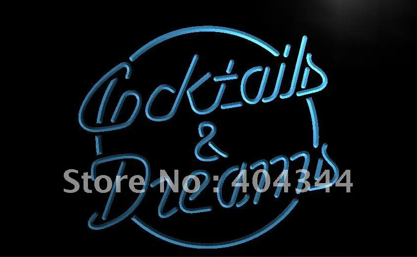 LK098 коктейли и мечты Бар Пиво Вино паб светильник вой знак|cocktail sign|cocktail bar signsign light |
