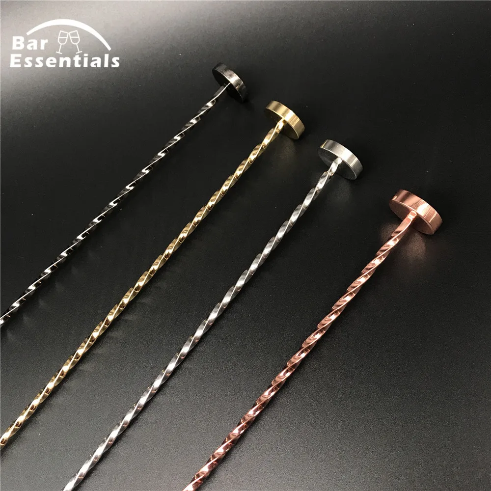 400 мм искусственная ложка из нержавеющей стали трость для кофе коктейля брикет