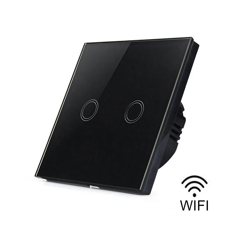 ЕС Стандартный 1/2/3 местный 1 позиционный WiFi сенсорный выключатель Смарт