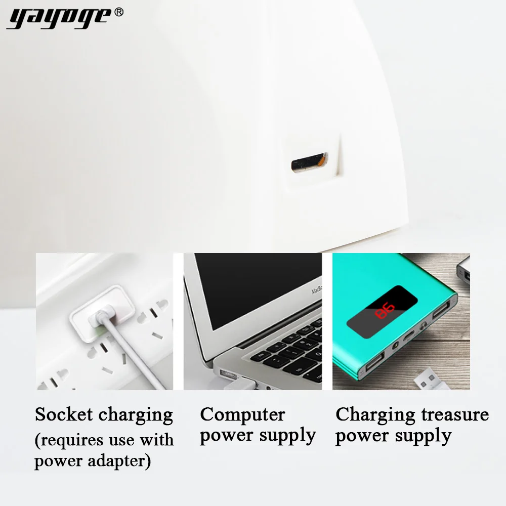 Yayoge 18W Mini Portable Nail Lamp USB Charge Nail Dryer 60s Timer LED UV Light Fast Dry Gel Poly | Красота и здоровье