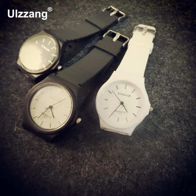 Классические винтажные женские брендовые прозрачные силиконовые часы Резиновые