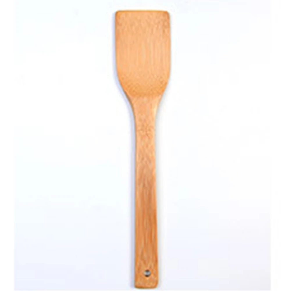 4 шт. длинная ручка бамбуковая шпатель деревянный кухонный инструмент