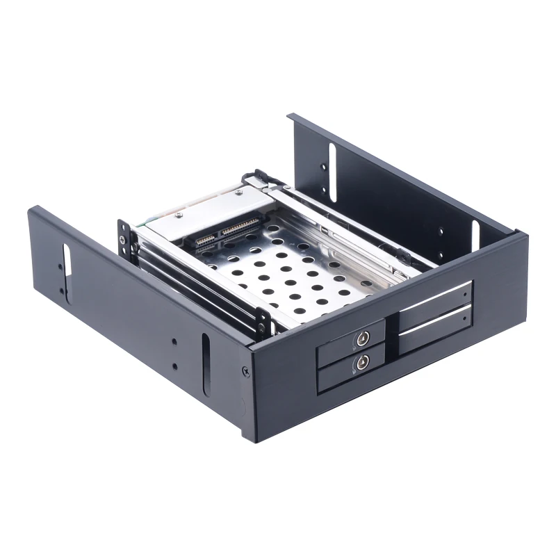 Мобильный стеллаж unеop ST5524 2 Bay 5 дюйма до для жесткого диска Optibay SATA SSD дюймового