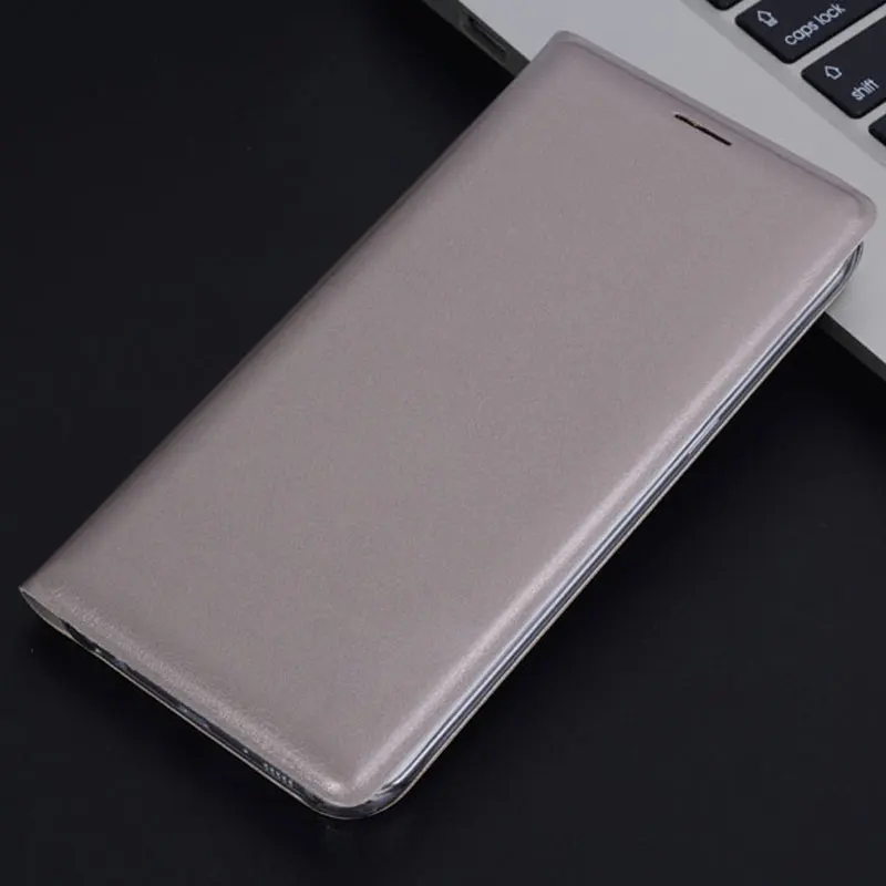 Чехол-портмоне из кожи с откидной крышкой чехол для телефона для samsung Galaxy S9 плюс A5 A7 A3 A8 J4 J6 J3 J5 J7 S6 S7 край S8 Note 8 S - Цвет: Gold