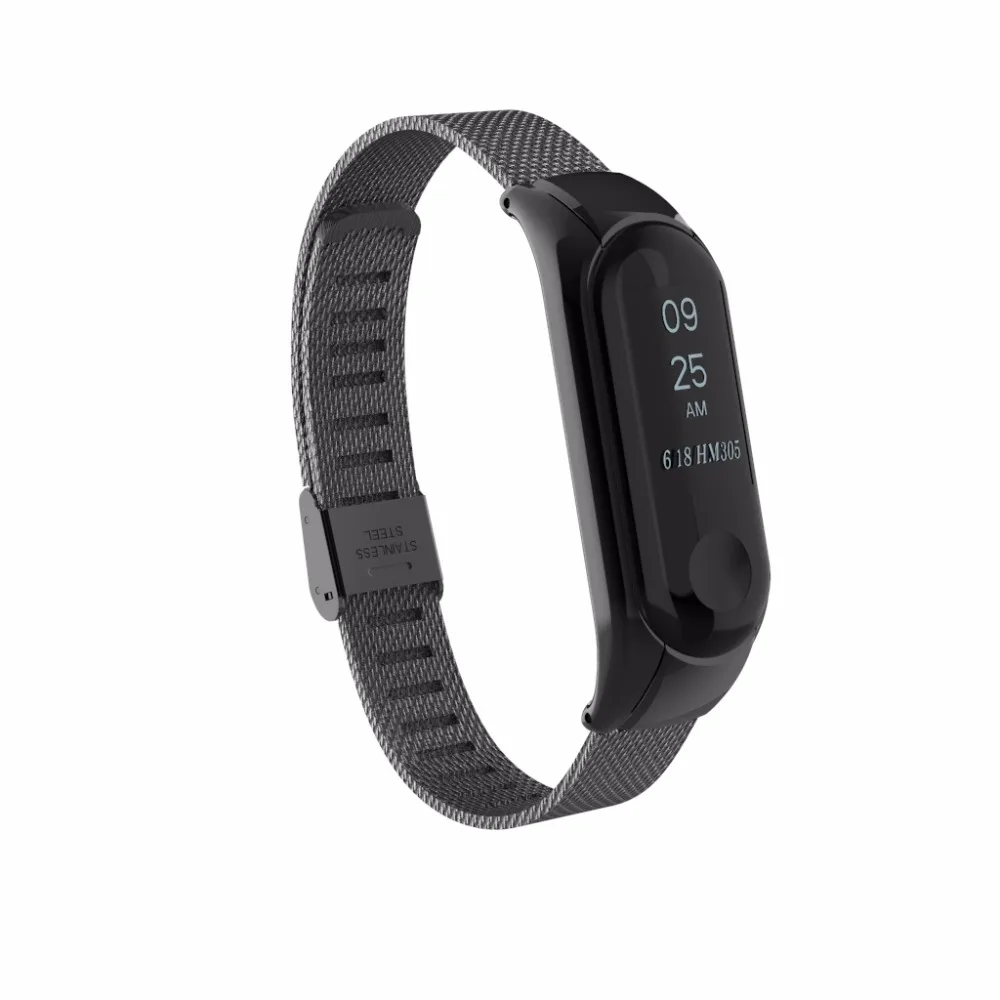 Браслет mi band 3 для Xiaomi mi band 3 металлический ремешок на запястье Безвинтовой браслет из нержавеющей стали напульсники mi Band 3