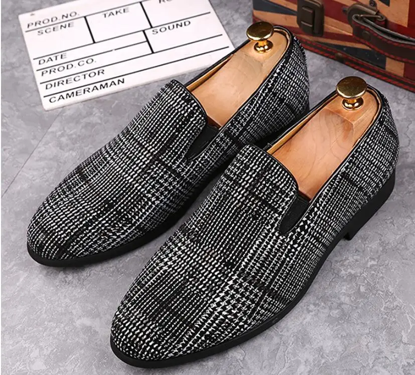 Мужские классические туфли оксфорды черные кожаные мокасины деловые