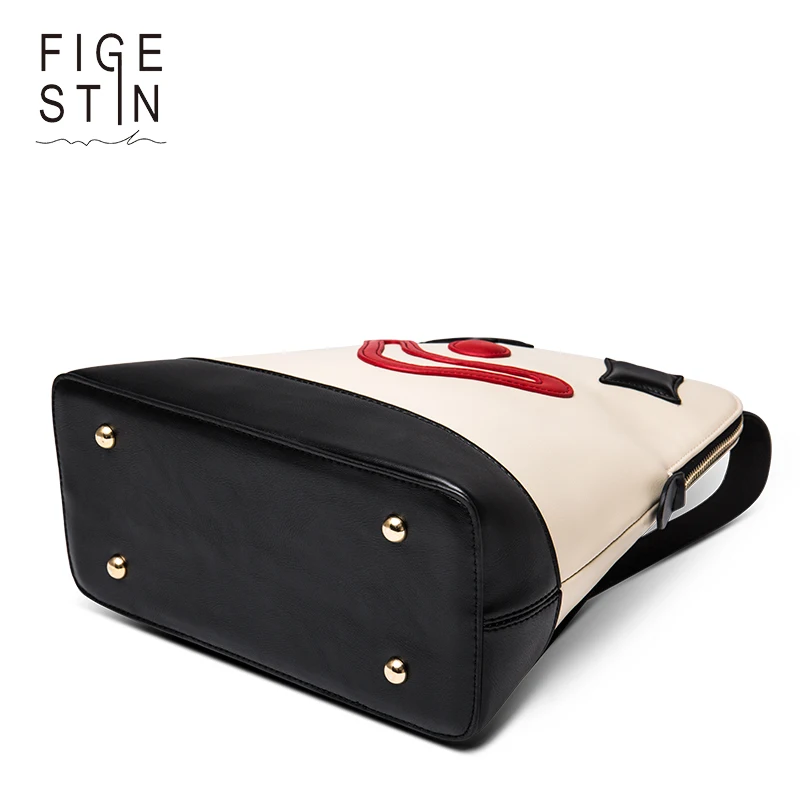 FIGESTIN рюкзаки для подростков девочек мода милый белый мультфильм клоун шаблон